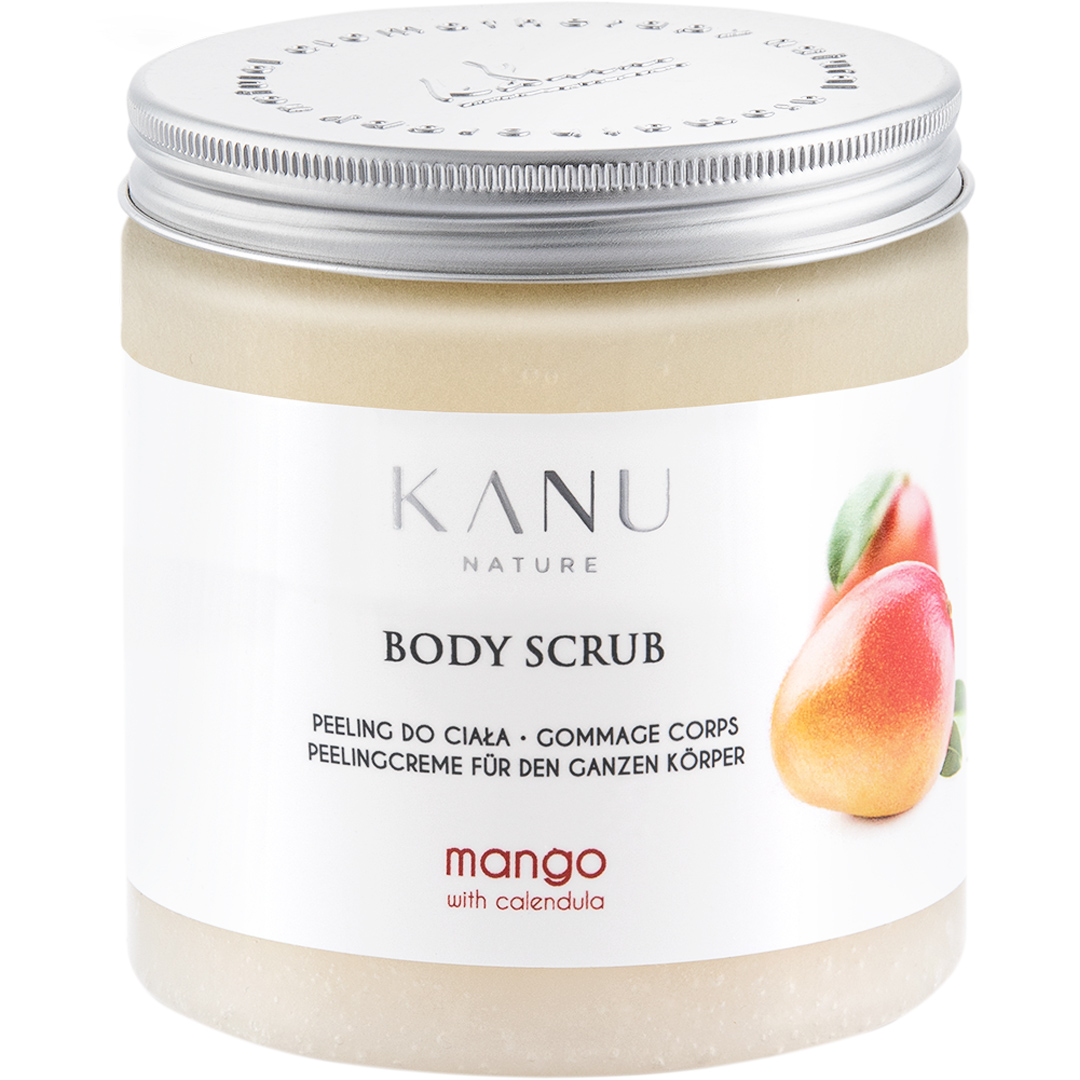 Exfoliant corporal cu mango și gălbenele