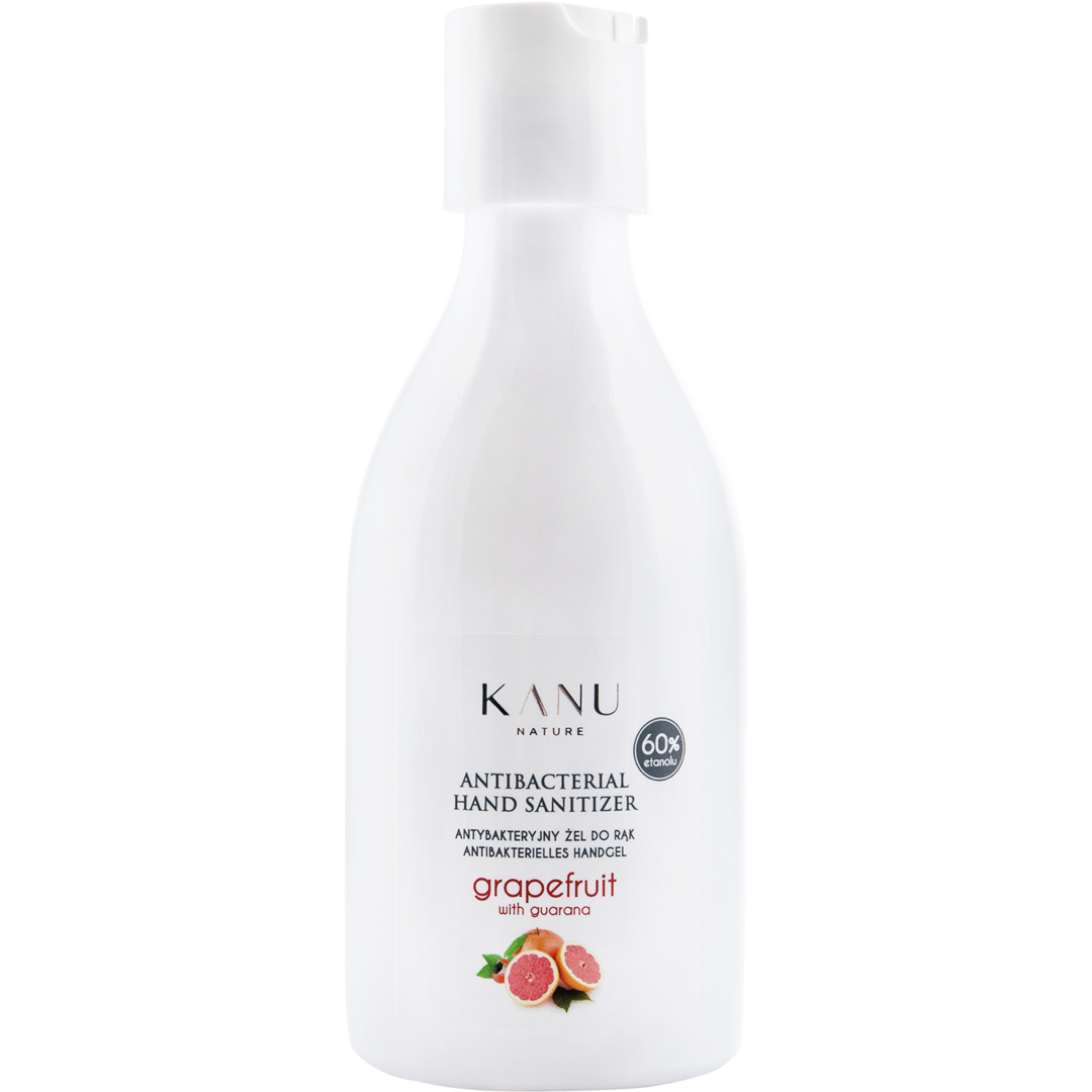 Gel antibacterian pentru mâini cu grapefruit cu guarana