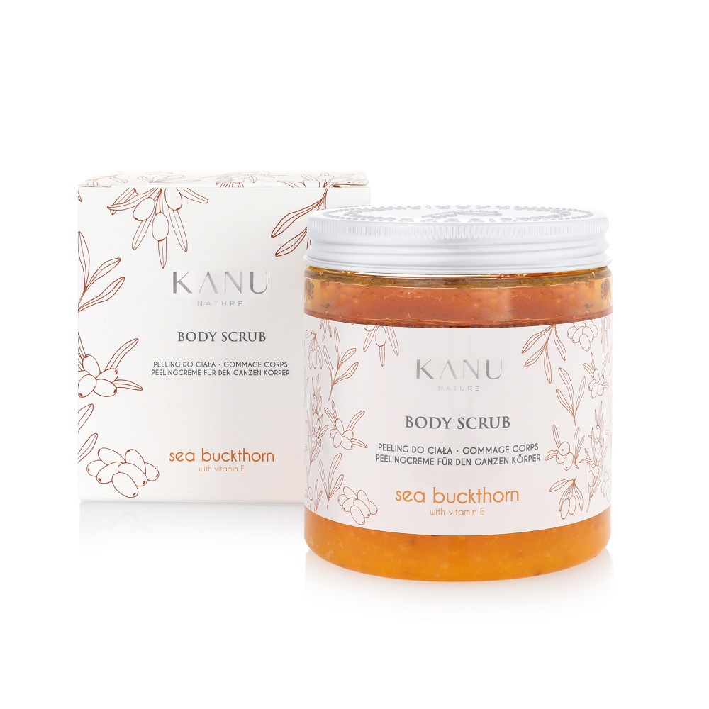 Exfoliant corporal cu cătină și vitamina E